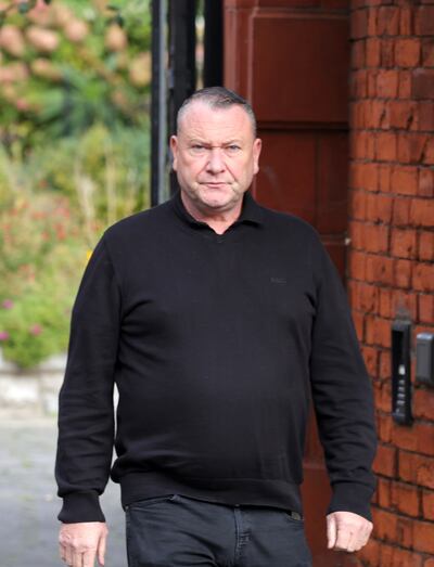 Joe O'Gorman pictured leaving an inquest into his wife's death. Photograph: Collins Courts