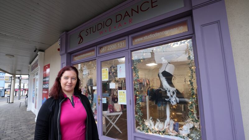 Jane Byrne, who runs Studio Dancewear in Carlow. Photograph: Laura Hutton