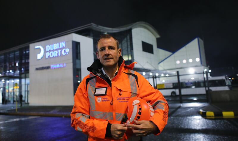 Michael McKenna Dublin Port Harbourmaster. Photograph: Bryan O'Brien
