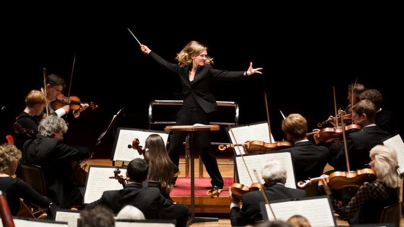Mirga Grazinyte-Tyla: conductor of City of Birmingham Symphony Orchestra, at the National Concert Hall in Dublin