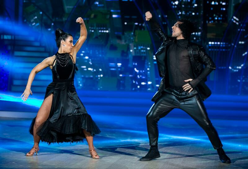 2FM Presenter Lottie Ryan with Pasquale La Rocca. Photograph: Kyran O’Brien