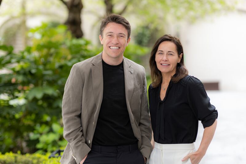 Ciaran Burke and Andrea Reynolds of Swoop. Photograph: Naoise Culhane