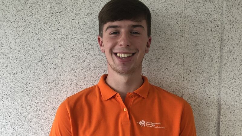 Jordan Walsh, from Waterford, is a second-year  student at the Hanze University of Applied Sciences,  Groningen