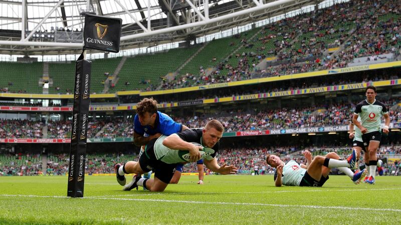 Andrew Conway saw his stock rise.