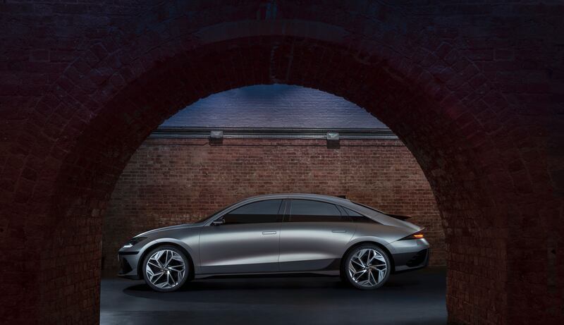 The Hyundai Ioniq 6, from €45,395 for a range 429km-range model 