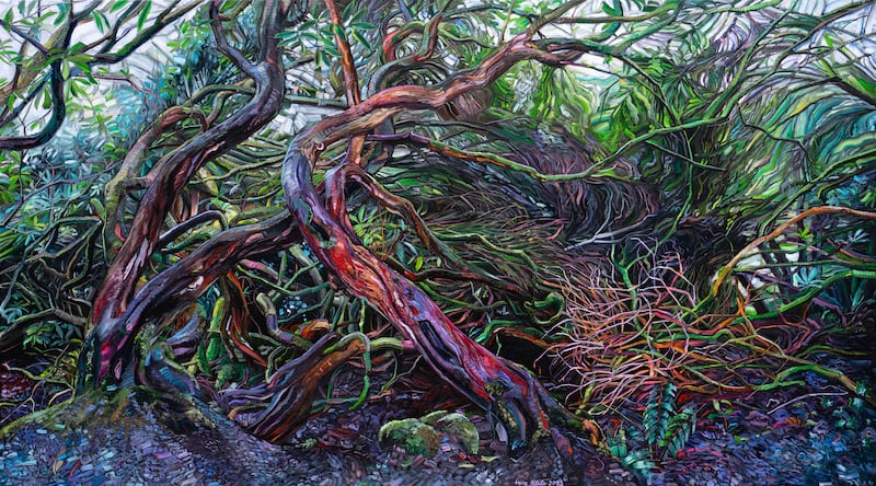 Swirl by Vera Klute. Oil on linen