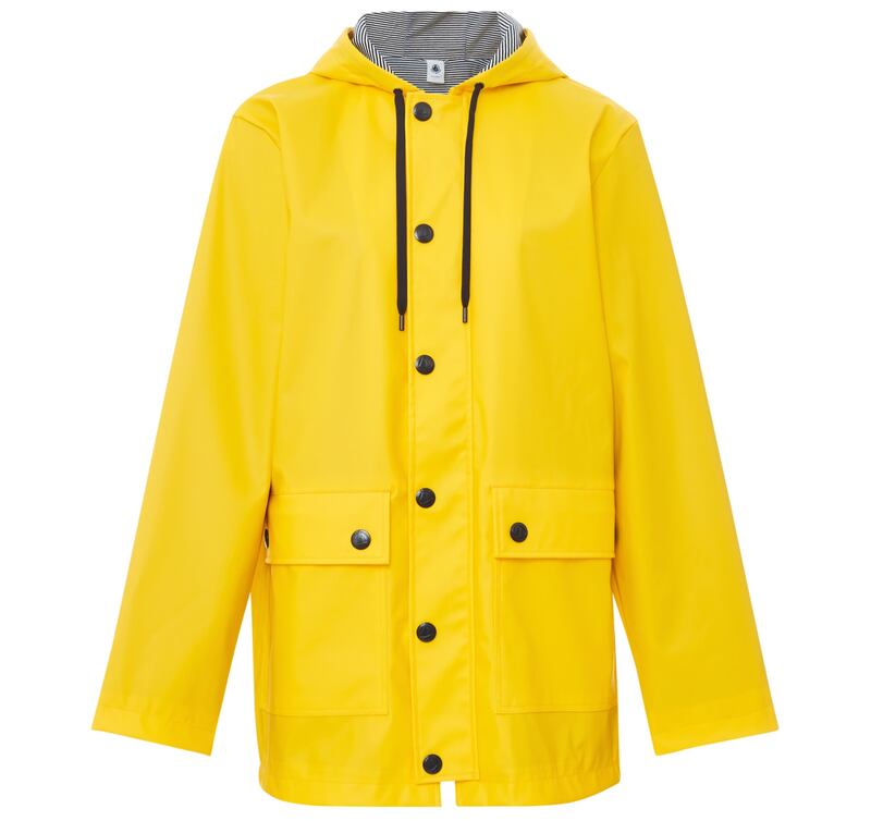 Yellow raincoat from Petit Bateau, €169