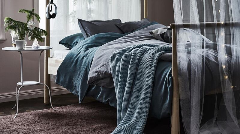 Ikea’s Gjora is a fresh  take on the traditional four-poster bed