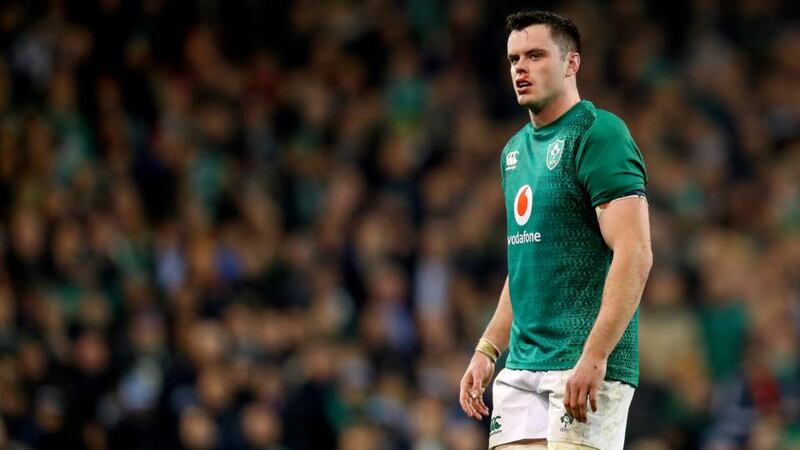 James Ryan in action for Ireland against New Zealand during the November international series. Photograph:  Oisín Keniry/Inpho