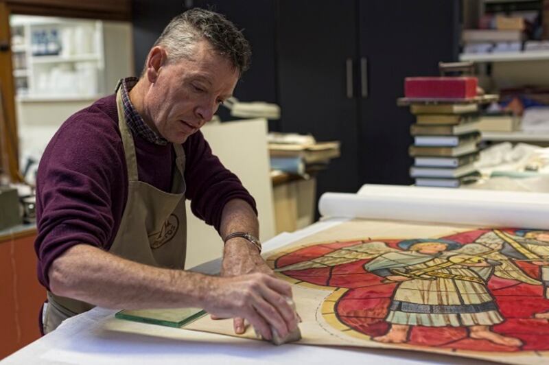 Paul Curtis, conservation bookbinder