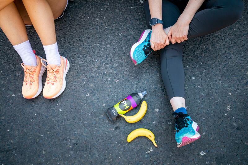 Proper pe-race fuelling helps to cope with the wall. Photograph: Tom Honan