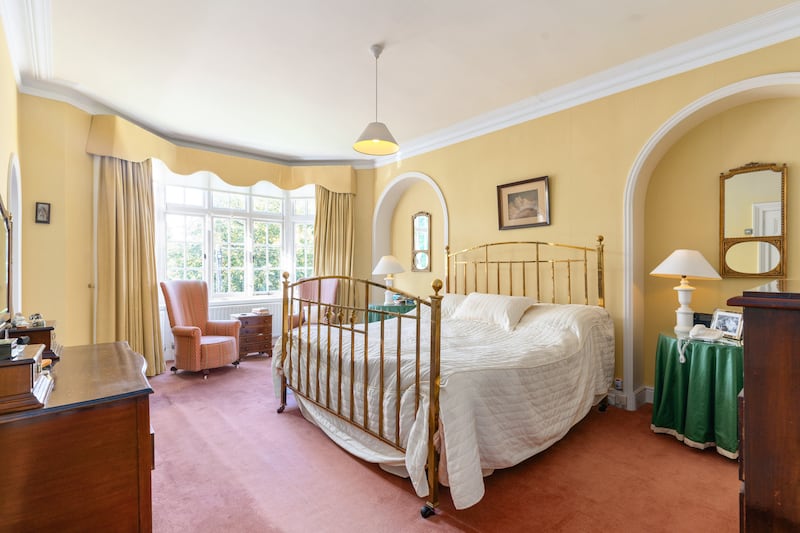 Main bedroom with bay window