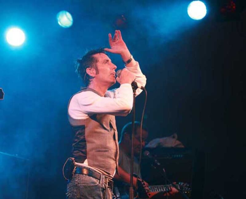 Christy Dignam performing with Aslan