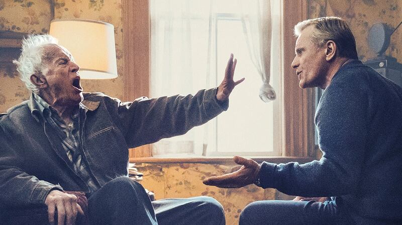 Viggo Mortensen stars as a gay pilot coping indifferently with a bigoted father in his directorial debut Falling.