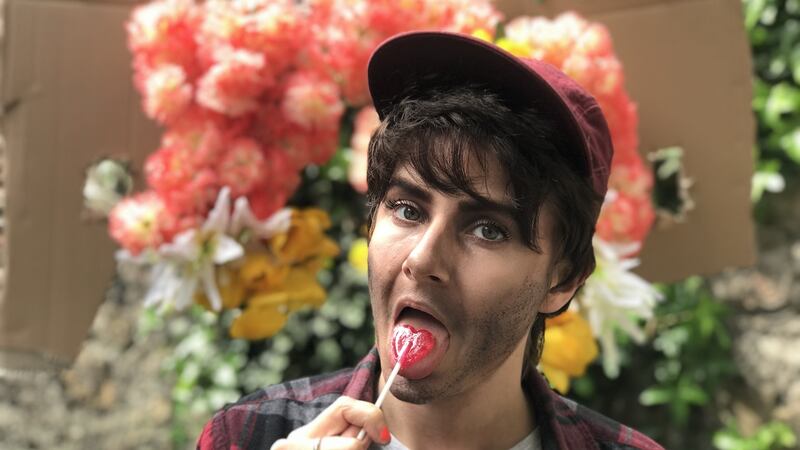 Erin McGathy takes on  the persona of a male comedian in her new show Al Dawes F**king loves you.