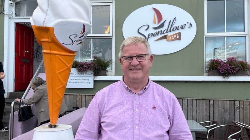 Nigel Spendlove at Spendlove's coffee shop in Greystones. Photograph: Tim O'Brien