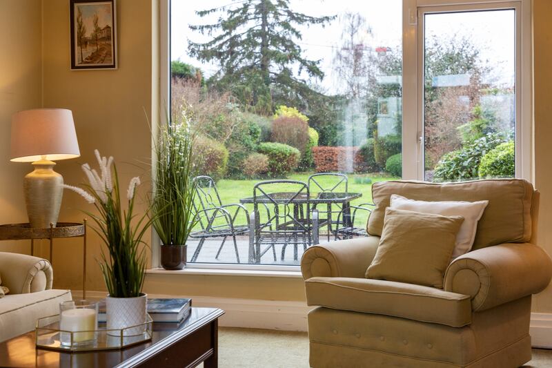 Garden view from the livingroom