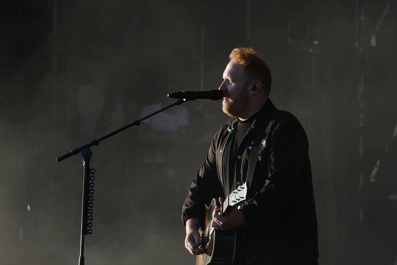 Gavin James performing on the Main Stage. Photograph: Alan Betson/The Irish Times