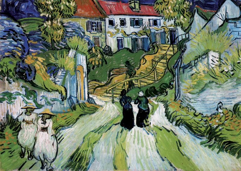 Vincent van Gogh: Stairway at Auvers-sur-Oise; painted between late May and mid-June, 1890. Photograph: Saint Louis Art Museum