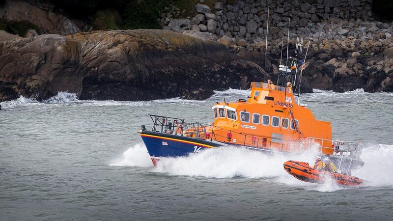 Dun Laoghaire RNLI’s all-weather and inshore lifeboat.