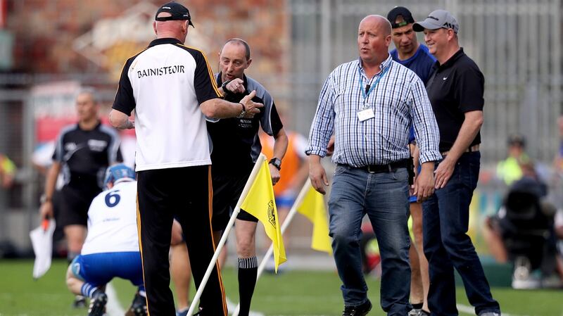 Utterly possessed by the game  being played out in front of him, Cody was not one bit embarrassed by anything he did. Photograph: Tommy Dickson/Inpho