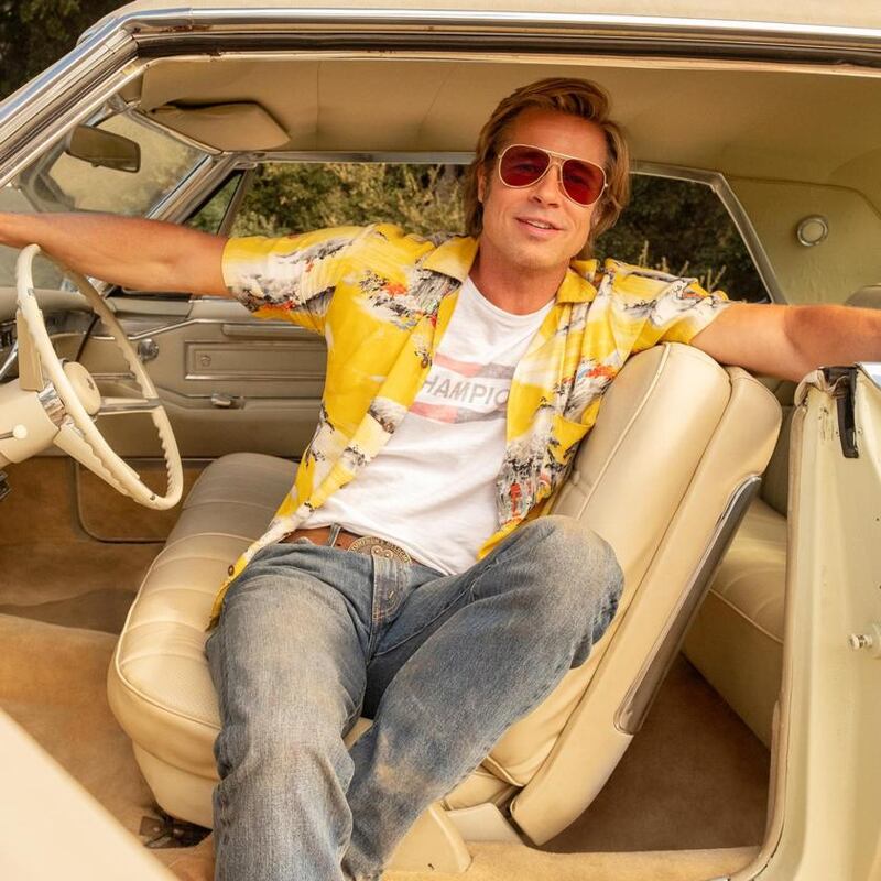 Coupe de Ville: Brad Pitt, from Once Upon a Time in... Hollywood. Photograph: Andrew Cooper/Columbia Pictures