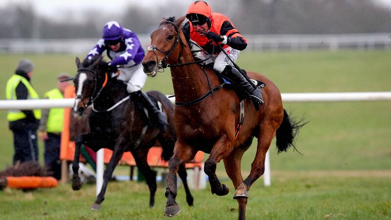 Jetz and Robbie Power en-route to victory at Thurles. Photograph: Ryan Byrne/Inpho