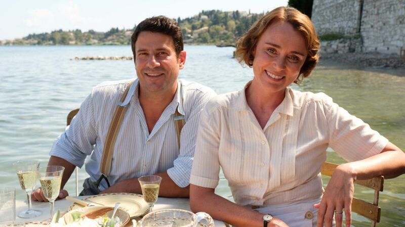 Alexis Georgoulis and Keeley Hawes in the final episode of The Durrells