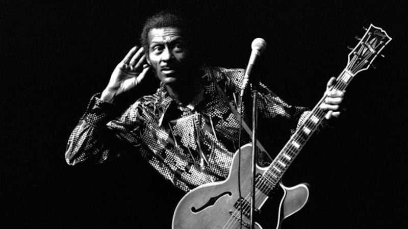 Right from the outset, Berry was an artist with wit, the very quality supposed to belong only to the music that rock’n’roll displaced. Photograph: Gijsbert Hanekroot/Redferns