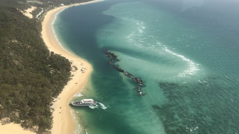 Wrecks off the coast of Tangaloo
