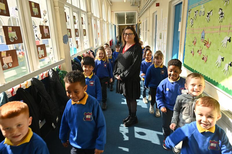 Genevieve McSorley: When she arrived, Malvern had just 98 pupils, dangerously close to extinction. She brought it up to nearly 130. The arrival of asylum seekers saw numbers rise to 180. Photograph: Arthur Allison/Pacemaker Press 