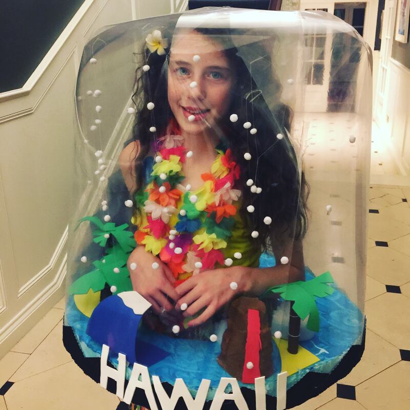 Happy Halloween from around the (snow) globe. Photograph: Fiona Mulvihill