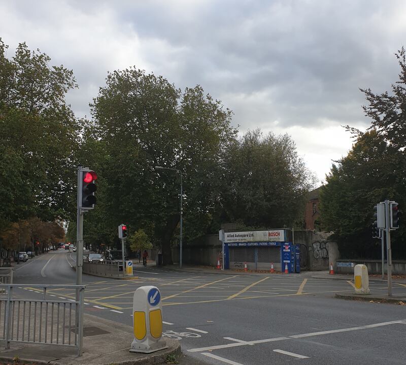 Before: Auto parts shop formerly occupying the site on Leeson Street