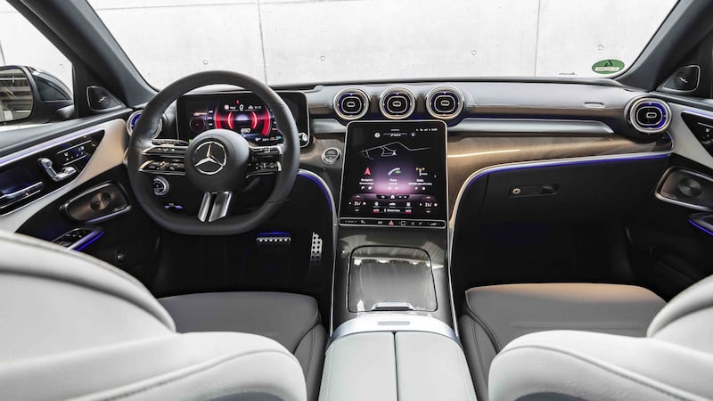 Interior of the new Mercedes-Benz C-Class
