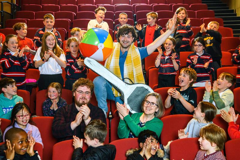 The launch of Bualadh Bos Children’s Festival at Lime Tree Theatre last year. Photograph: Diarmuid Greene