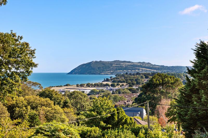 Rathleigh enjoys wonderful views over the gardens and across Killiney Bay to Bray Head