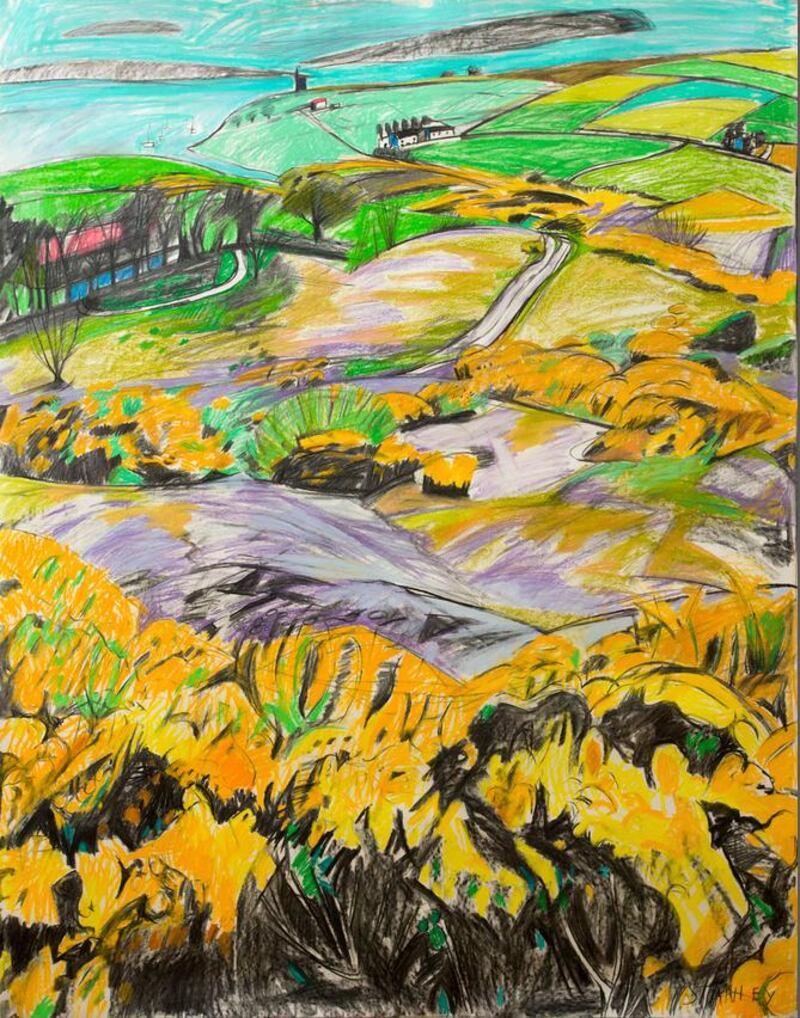Jacqueline Stanley’s “Gorse Headland, Rossbrin” (1993)