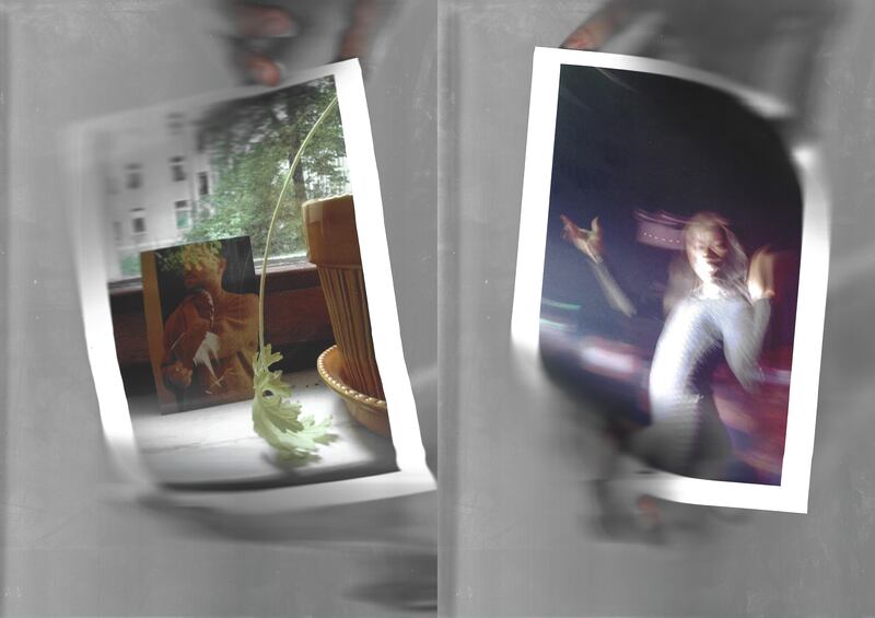 Smut Press: Art by David Lindert (left) and Issey Goold (right) in What Began as Desire 