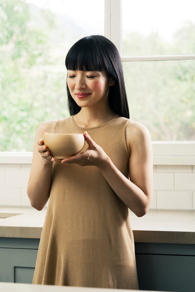 Marie Kondo: There’s a big difference between the way most of us wish we lived and how we actually do. Photograph: Nastassia Brückin/ The New York Times
