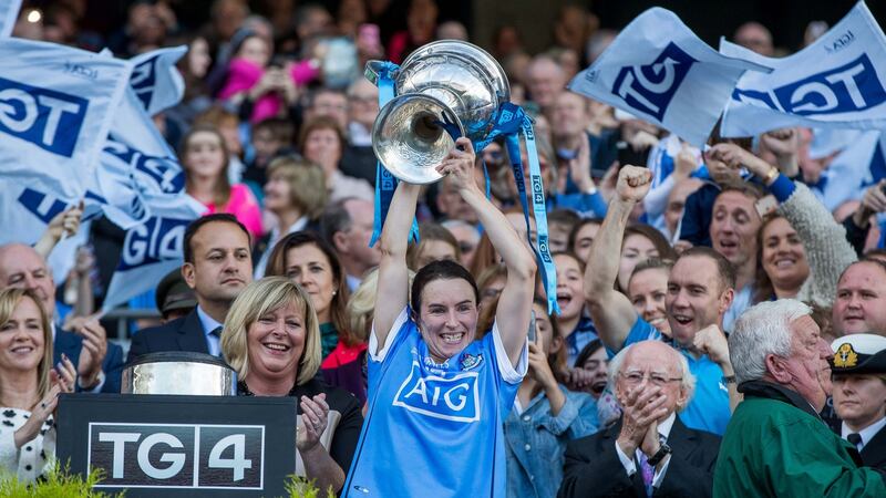 Sinead Aherne is hoping Dublin can retain the Brendan Martin Cup. Photograph: Morgan Treacy/Inpho