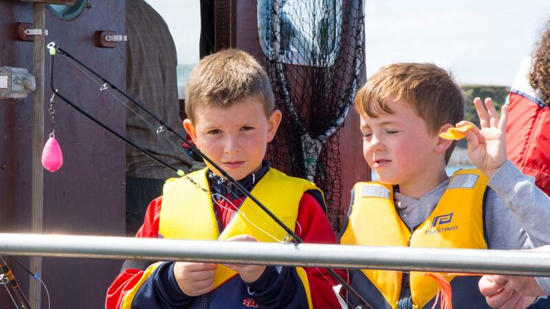 Cian Moran and Dara MacDonnell of Newport Sea Angling Club