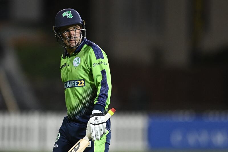 Andy McBrine is set to miss out with Ireland selecting only one full-time off-spinner. Photograph: Ashley Crowden/AFP via Getty Images 
