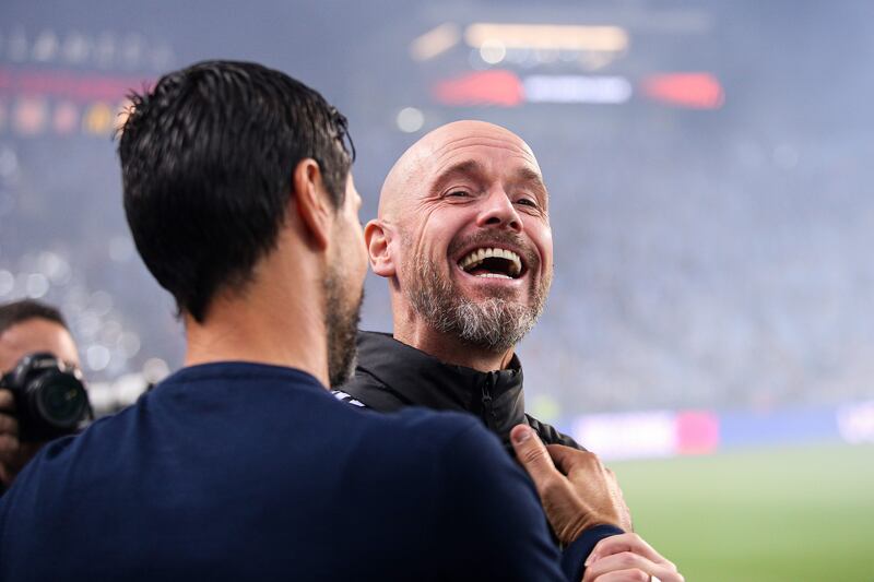 Manchester United head coach Erik ten Hag has been at the helm for three seasons now and has spent more than €700 million on new players. Things should be so much better than this.  Photograph: Diogo Cardoso/Getty Images