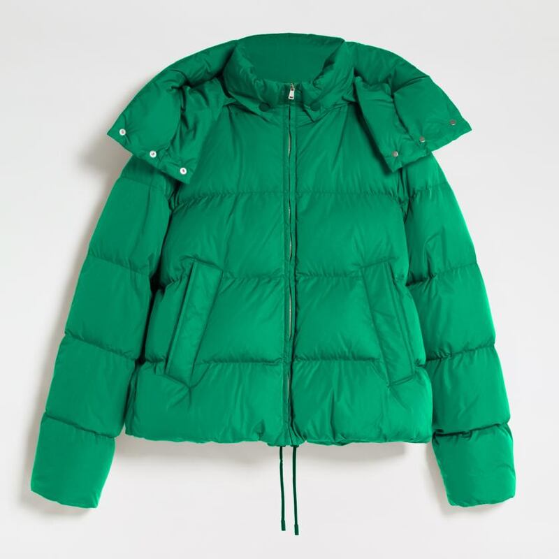 Green puffer jacket (€565) by Sportsmax at Anastasia