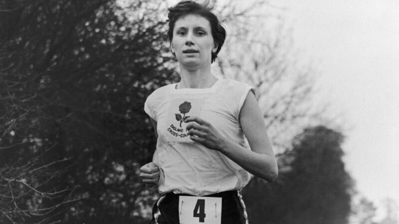 Athlete Diane Leather died  in Truro, Cornwall. She was 85. Photograph:  Central Press/Getty Images