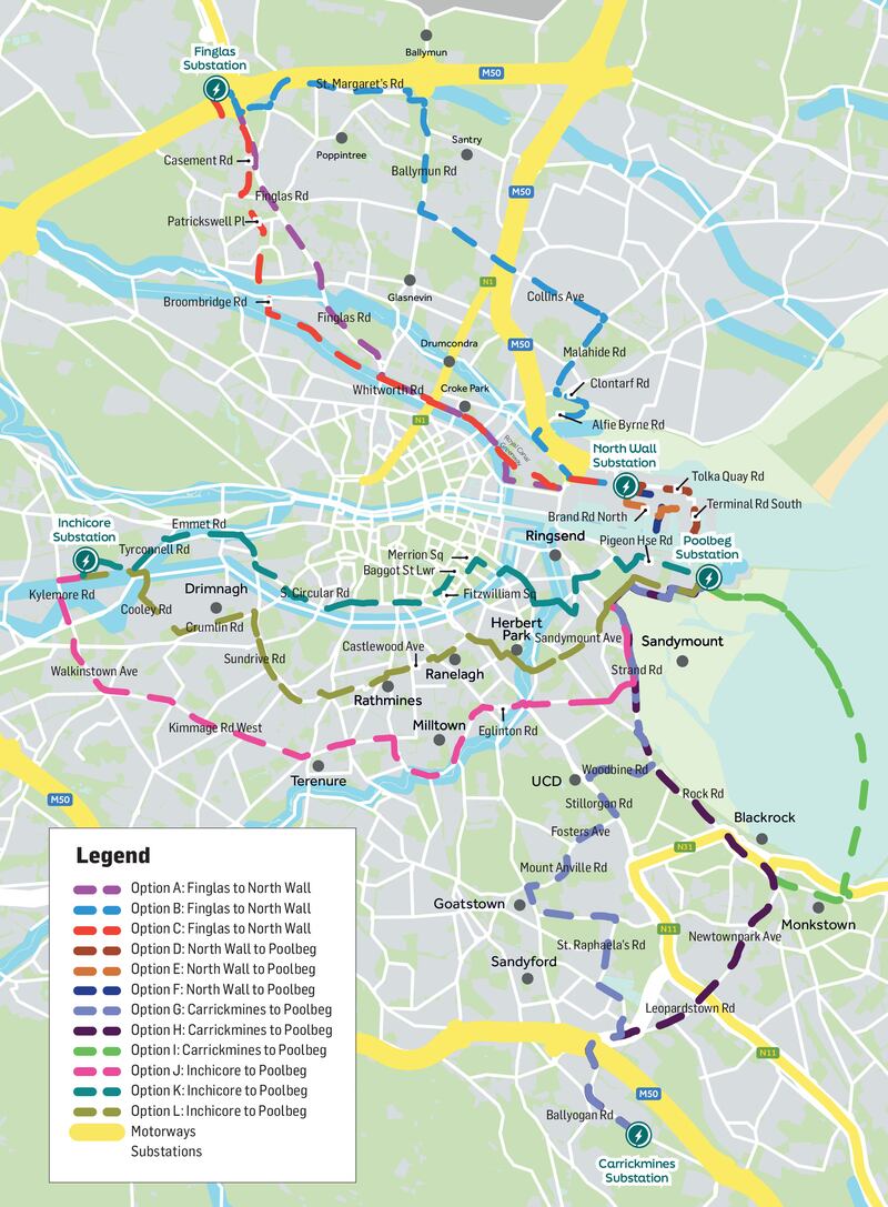 Dublin routes