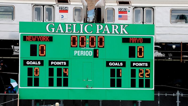 New York will again take no part in this year’s Connacht football championship. Photograph: Andy Marlin/Inpho