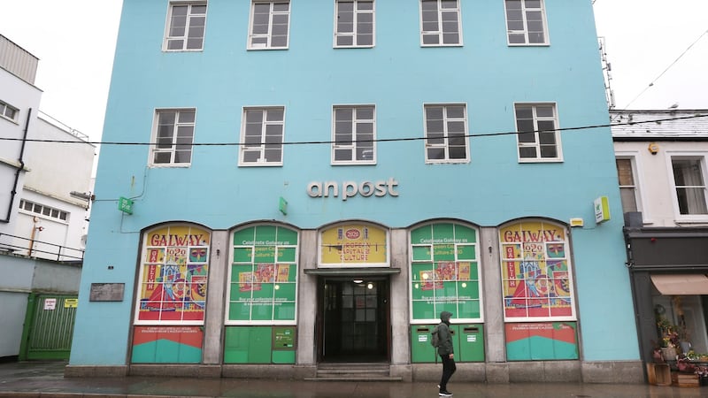 Galway Post Office at Eglinton Street: A property developer will refurbish the post office, create a civic space and will be free to use the rest for retail and commercial units.  Photograph: Joe O’Shaughnessy