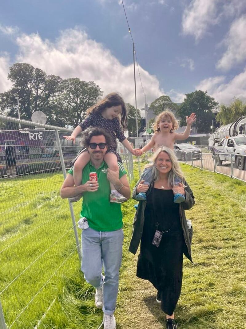 Graham Knox and his family