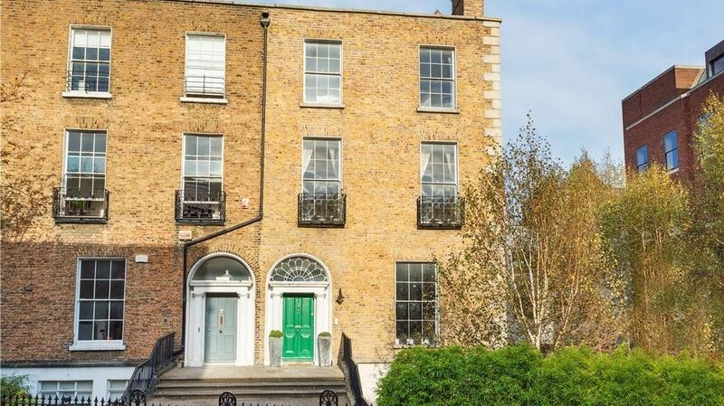 10 Mount Street Crescent opposite the Pepper Canister Church in Dublin 2 went on the market  in March 2018 seeking €2.3 million and has since been reduced to €1.8 million.